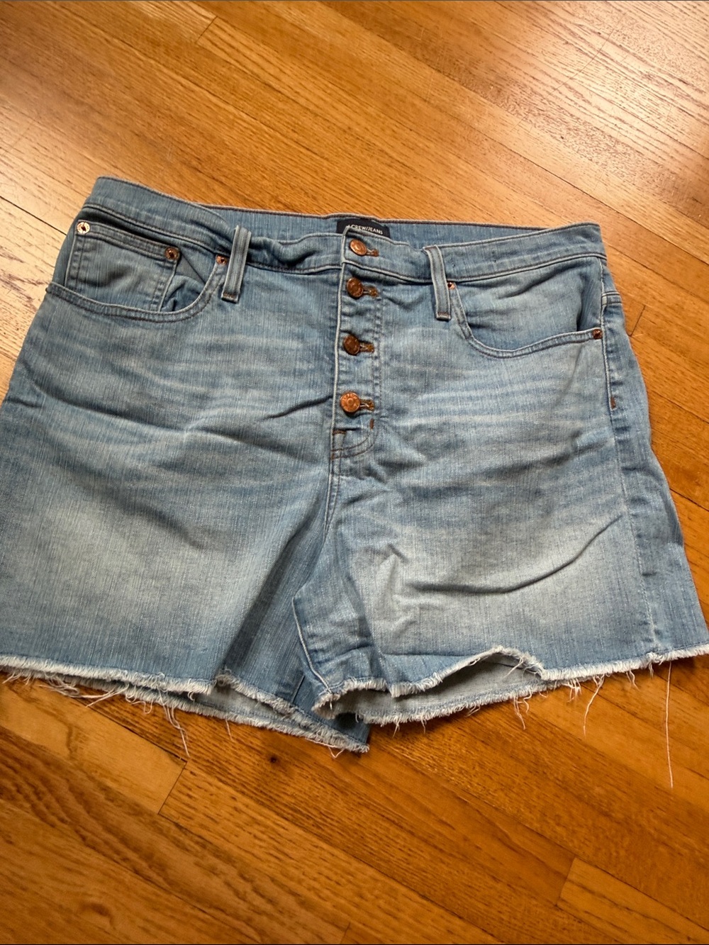 J. Crew Light Blue Denim Button-Fly Women’s Shorts